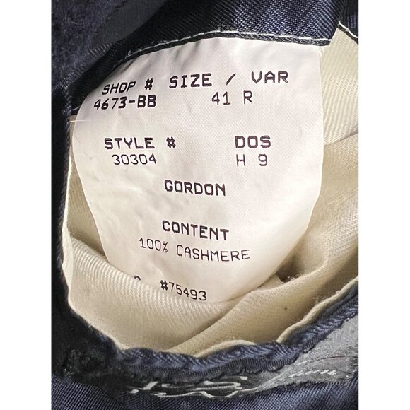 JoS. A. Bank Signature Collection Navy Blue Cashmere Men's Blazer 41 Reg Classic - Picture 12 of 12